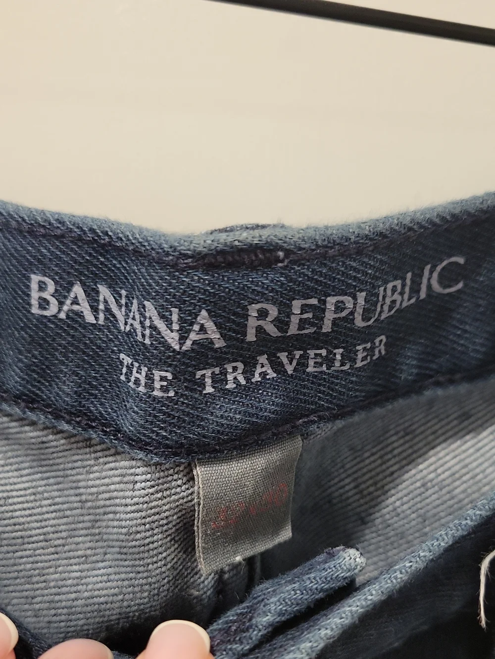 ​Banana Republic Traveler Jeans Men's 32x30 Slim Fit Dark Wash Blue